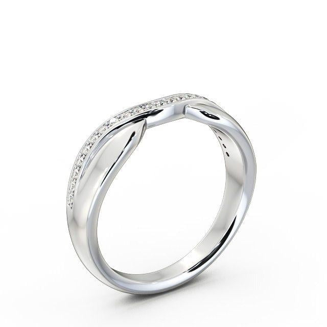 Livia Curved Half Eternity 0.12ct Round Lab Diamond Ring